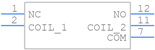 V23101D 107A201 - TE Connectivity - PCB symbol