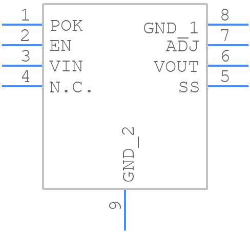 TJ4330GDP-1.2 - HTC - PCB symbol