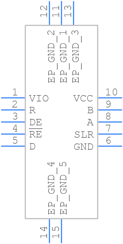 THVD1400VDRCR - Texas Instruments - PCB symbol