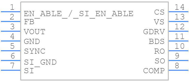TLE63892GVXUMA2 - Infineon - PCB symbol