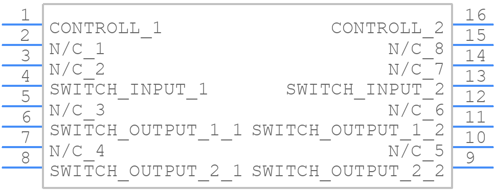 MT2-C93450 - TE Connectivity - PCB symbol