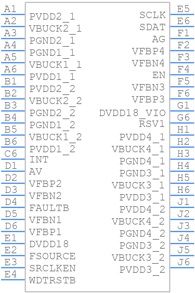 MT6315LP/B - Mediatek - PCB symbol