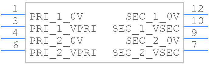 VTX-121-4206-409 - VIGORTRONIX - PCB symbol