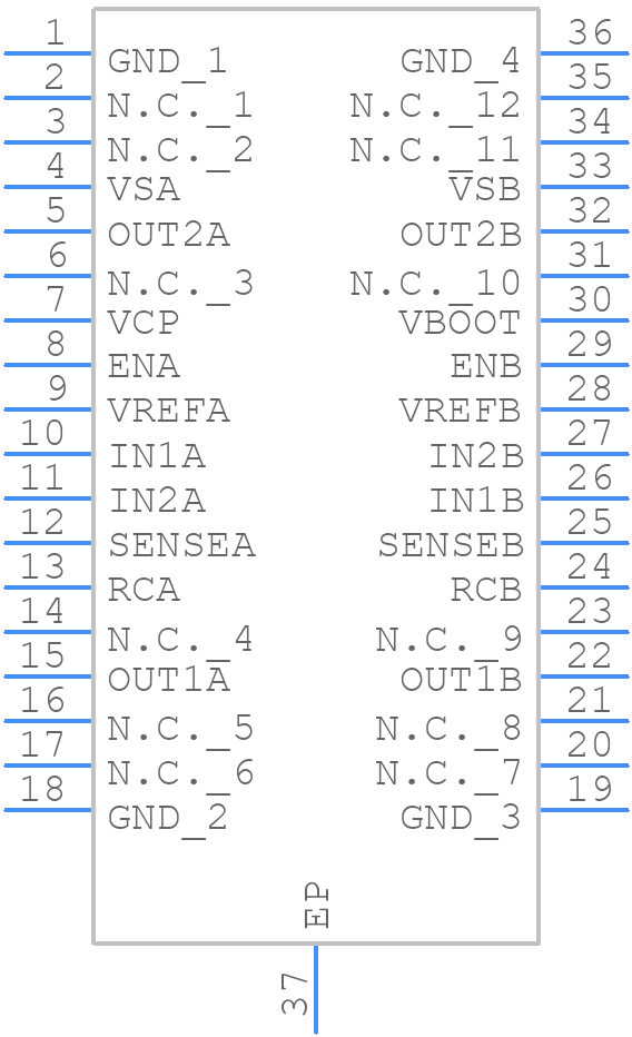L6227PDTR - STMicroelectronics - PCB symbol