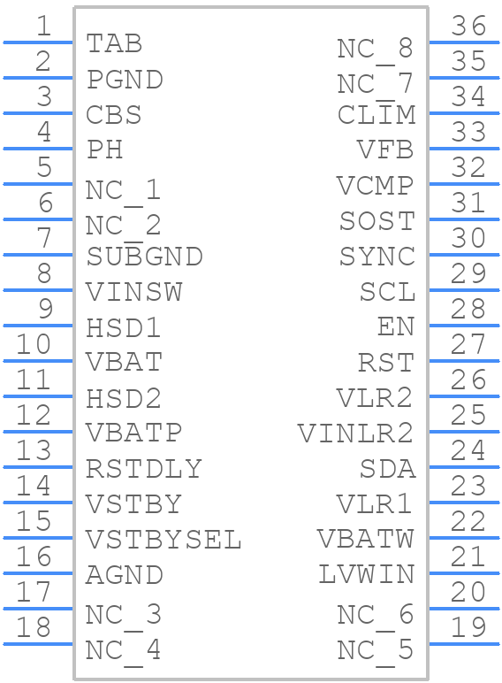 L5962 - STMicroelectronics - PCB symbol