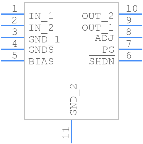 LTC3026EMSE-1#PBF - Analog Devices - PCB symbol