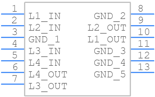 SRV25-4LC-T7 - ProTek Devices - PCB symbol
