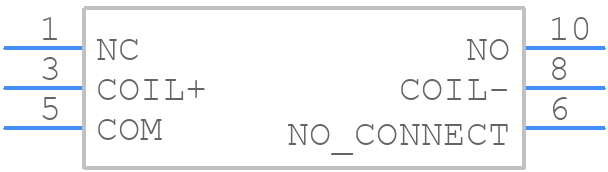 V23026A1001B201 - TE Connectivity - PCB symbol