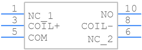 V23026A1004B201 - TE Connectivity - PCB symbol