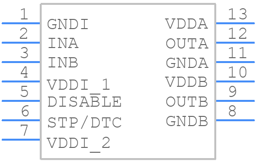 2EDB7259KXUMA1 - Infineon - PCB symbol