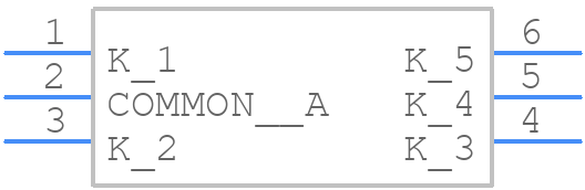 LESDA6V1W6T1G - onsemi - PCB symbol