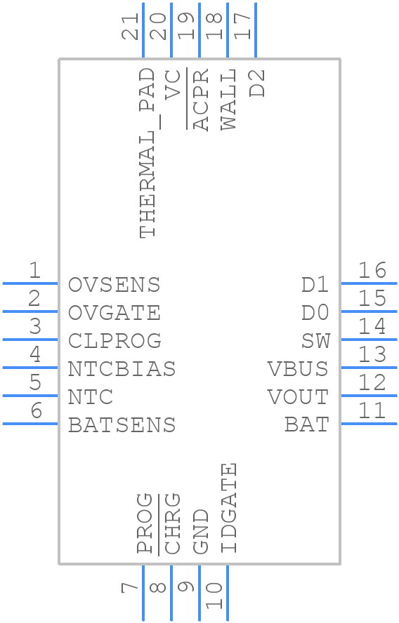 LTC4098EUDC-3.6#PBF - Analog Devices - PCB symbol