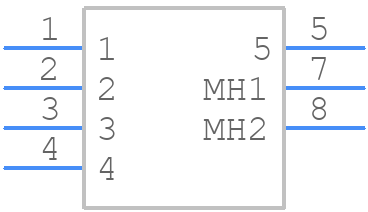 GMSB0522132Y8EU - Amphenol - PCB symbol