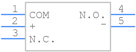 ER431DM4-5A - Teledyne Technologies - PCB symbol