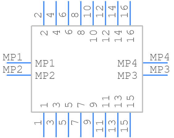 505070-1622 - Molex - PCB symbol