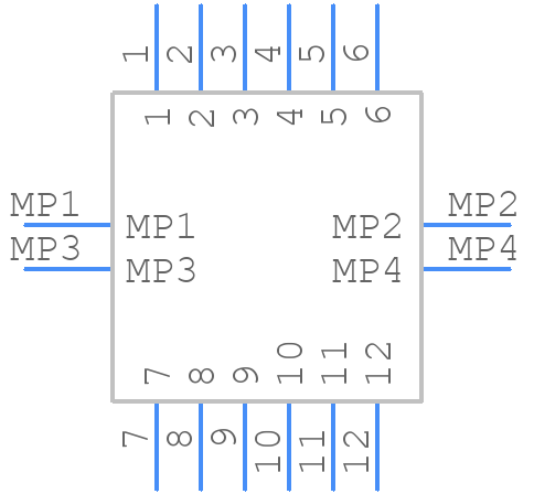 505070-1222 - Molex - PCB symbol