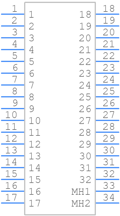 2326784-1 - TE Connectivity - PCB symbol