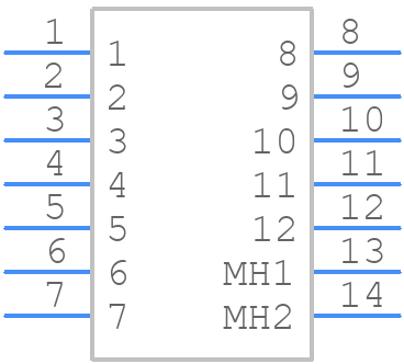 2334993-1 - TE Connectivity - PCB symbol