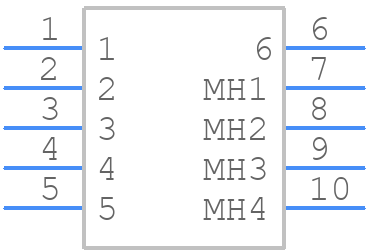 2343494-1 - TE Connectivity - PCB symbol