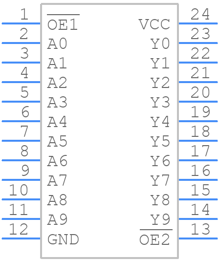 74LVC827ADB,118 - Nexperia - PCB symbol