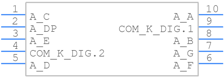 KW2-391CVA - Luckylight - PCB symbol