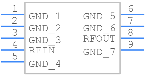 NBB-312-T1 - Qorvo - PCB symbol