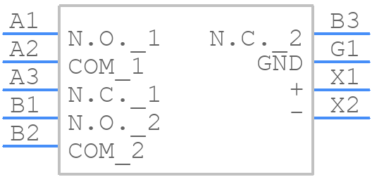 JMAWDG-18XP - TE Connectivity - PCB symbol