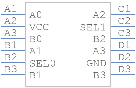 FSA550UCX - onsemi - PCB symbol