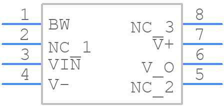 BUF634AIDR - Texas Instruments - PCB symbol