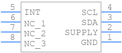 4525DO-DS3AI002DP - TE Connectivity - PCB symbol