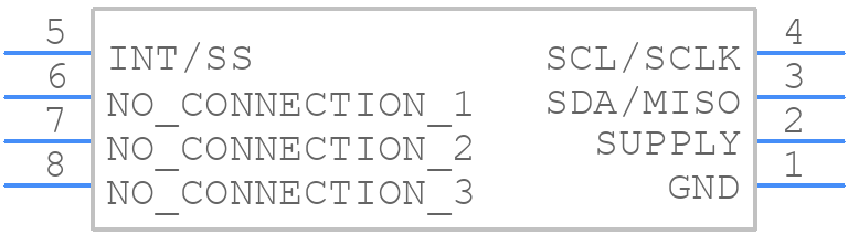 4525DO-DS3AI005DP - TE Connectivity - PCB symbol