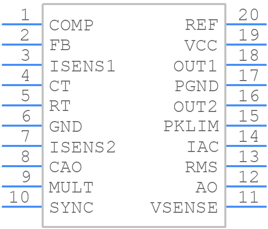 TLS1242N - Texas Instruments - PCB symbol
