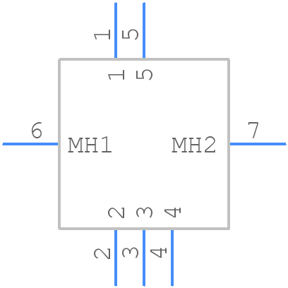 5-1437719-1 - TE Connectivity - PCB symbol