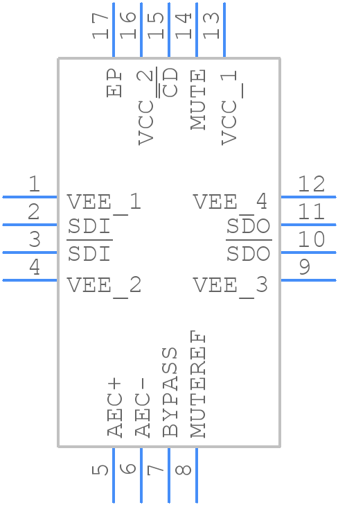 LMH0044SQ/NOPB - Texas Instruments - PCB symbol