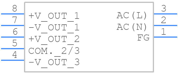 TML 15515 - Traco Power - PCB symbol