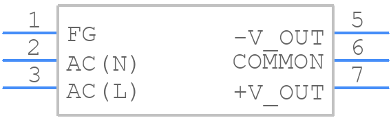 TML 15212 - Traco Power - PCB symbol