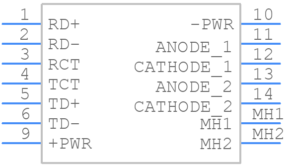 1840469-2 - Bel Magnetic Solutions - PCB symbol