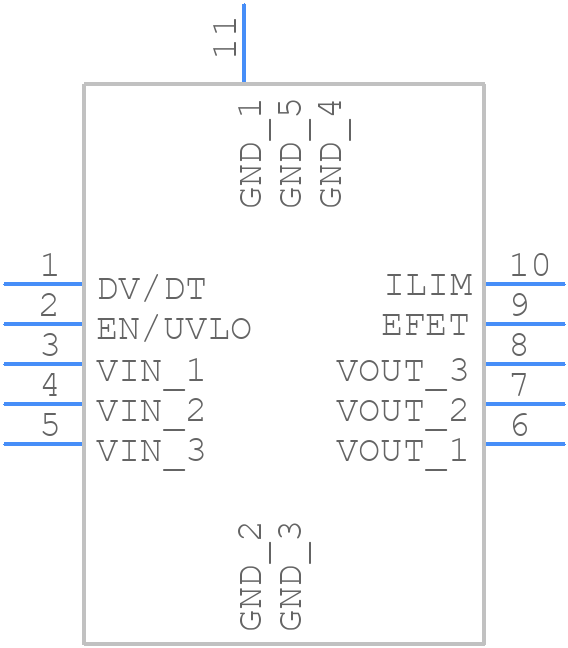 TCKE805NL - Toshiba - PCB symbol