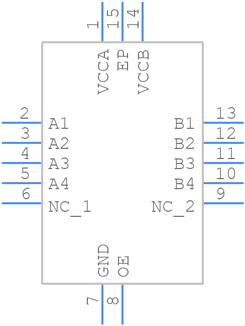 TXS0104EQWBQARQ1 - Texas Instruments - PCB symbol
