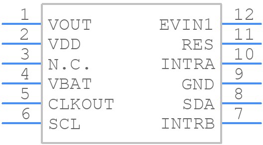RX-8035LC:AA3 - Epson Timing - PCB symbol