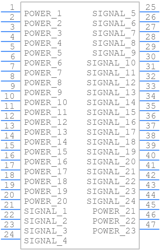PCIH47M400A1/AA - Positronic - PCB symbol