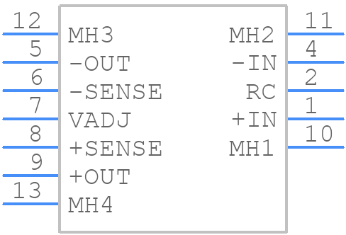 PKJ8213PI - Flex Power Modules - PCB symbol