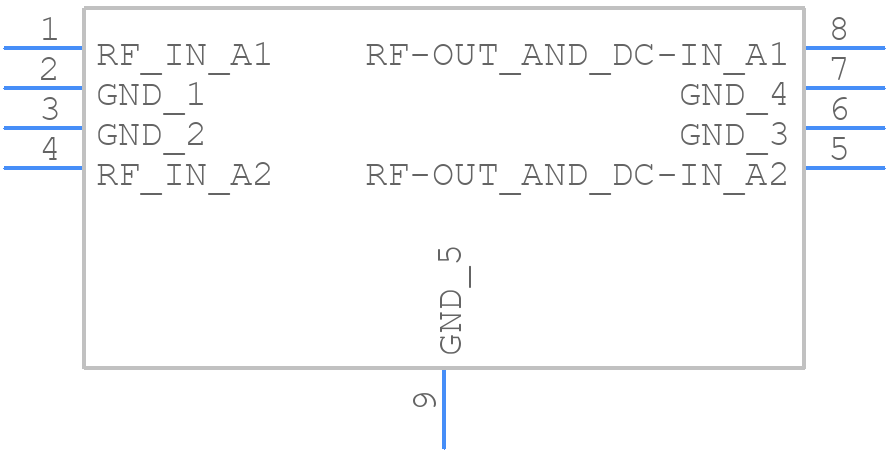 MGVA-63+ - Mini-Circuits - PCB symbol