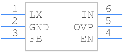 RY3730 - Rychip - PCB symbol