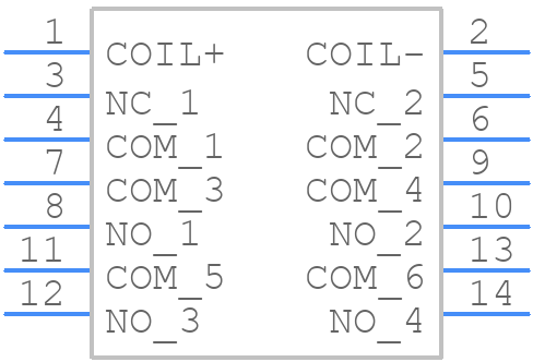 SFS4-DC21V - Panasonic - PCB symbol