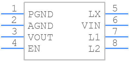 XCL243B2H3D2-G - Torex - PCB symbol