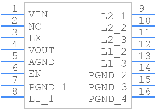 XCL238B123D2-G - Torex - PCB symbol
