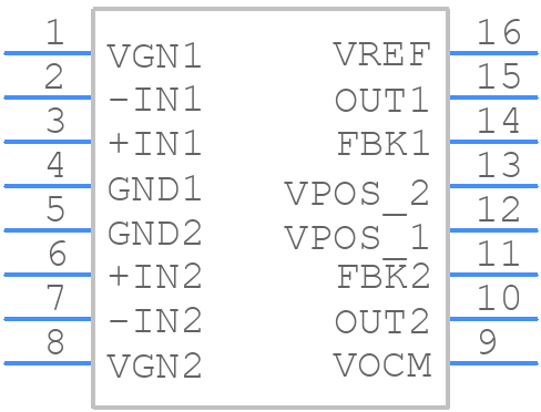 AD605ARZ - Analog Devices - PCB symbol