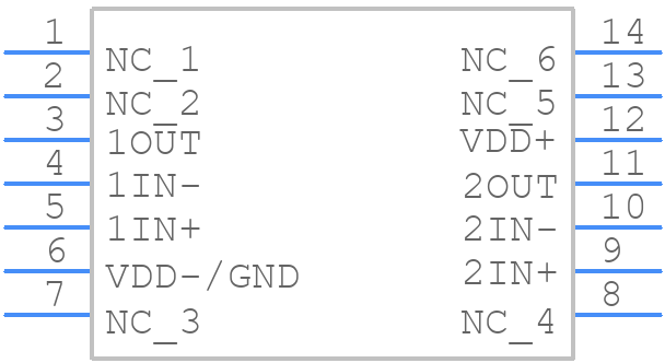 TLC2202AIDG4 - Texas Instruments - PCB symbol