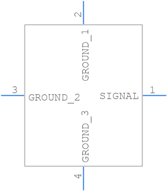 A-1JB - Amphenol RF - PCB symbol